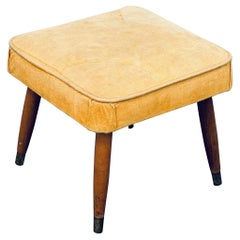 Mid-Century Modern Square Footstool C. 1960