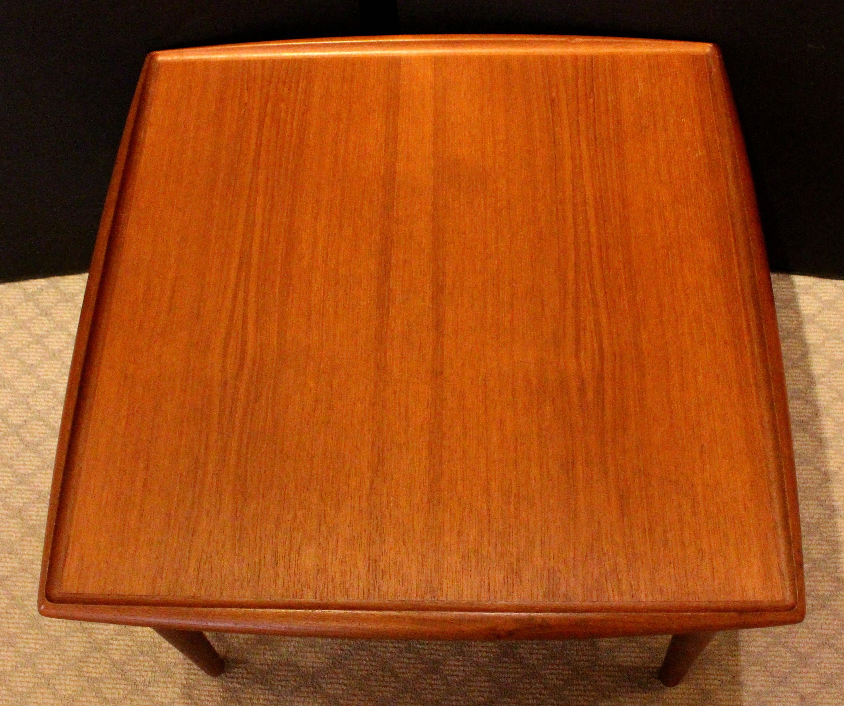 Mid-Century Modern Mid Century Modern Square Side or Coffee Table, c.1960s. Designed by Greta Jalk  For Sale