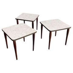 Retro Mid Century Modern Square Stacking/Nesting Tables