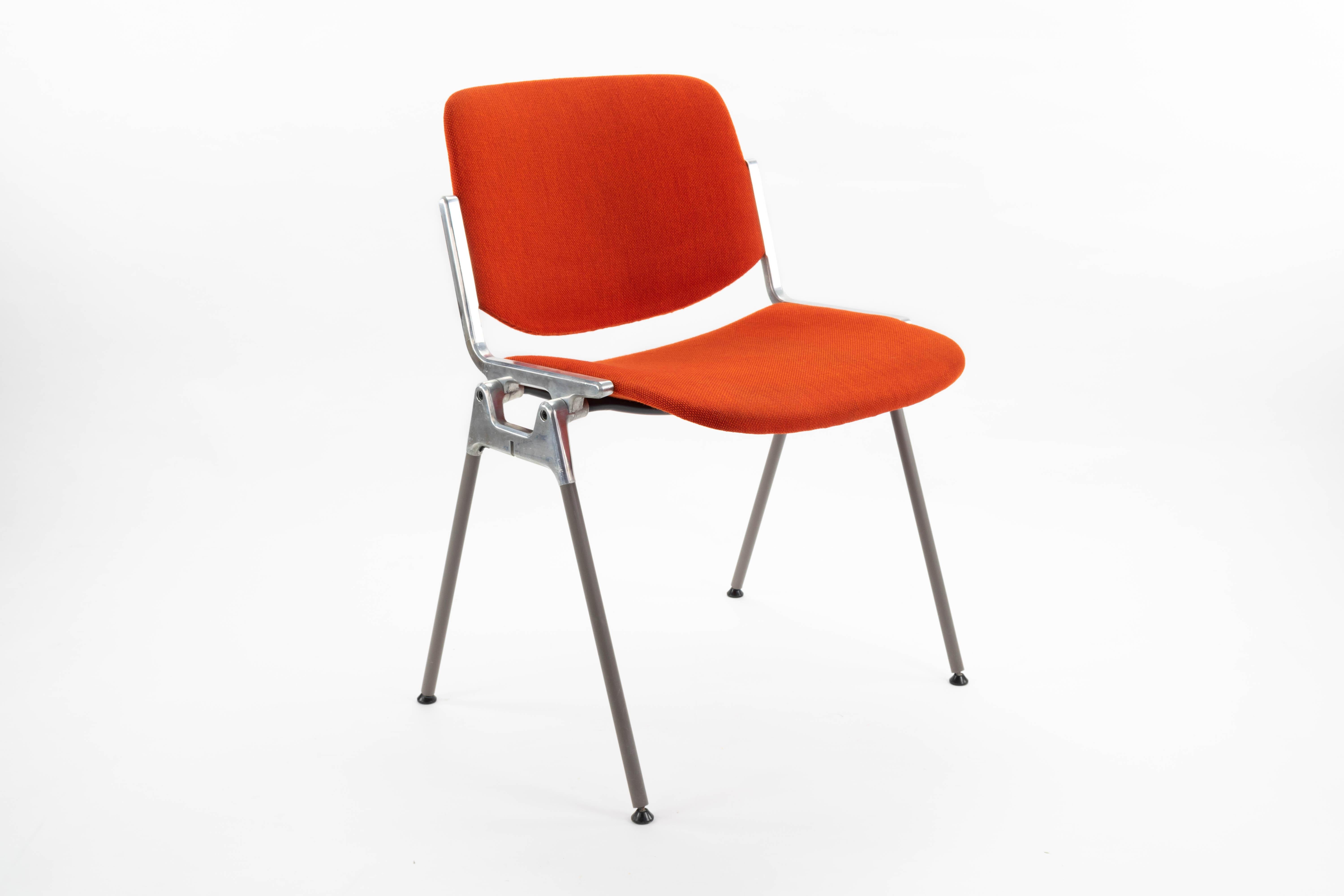 Mid-Century Modern Stackable Chairs by Giancarlo Piretti for Castelli Italy 1965 3