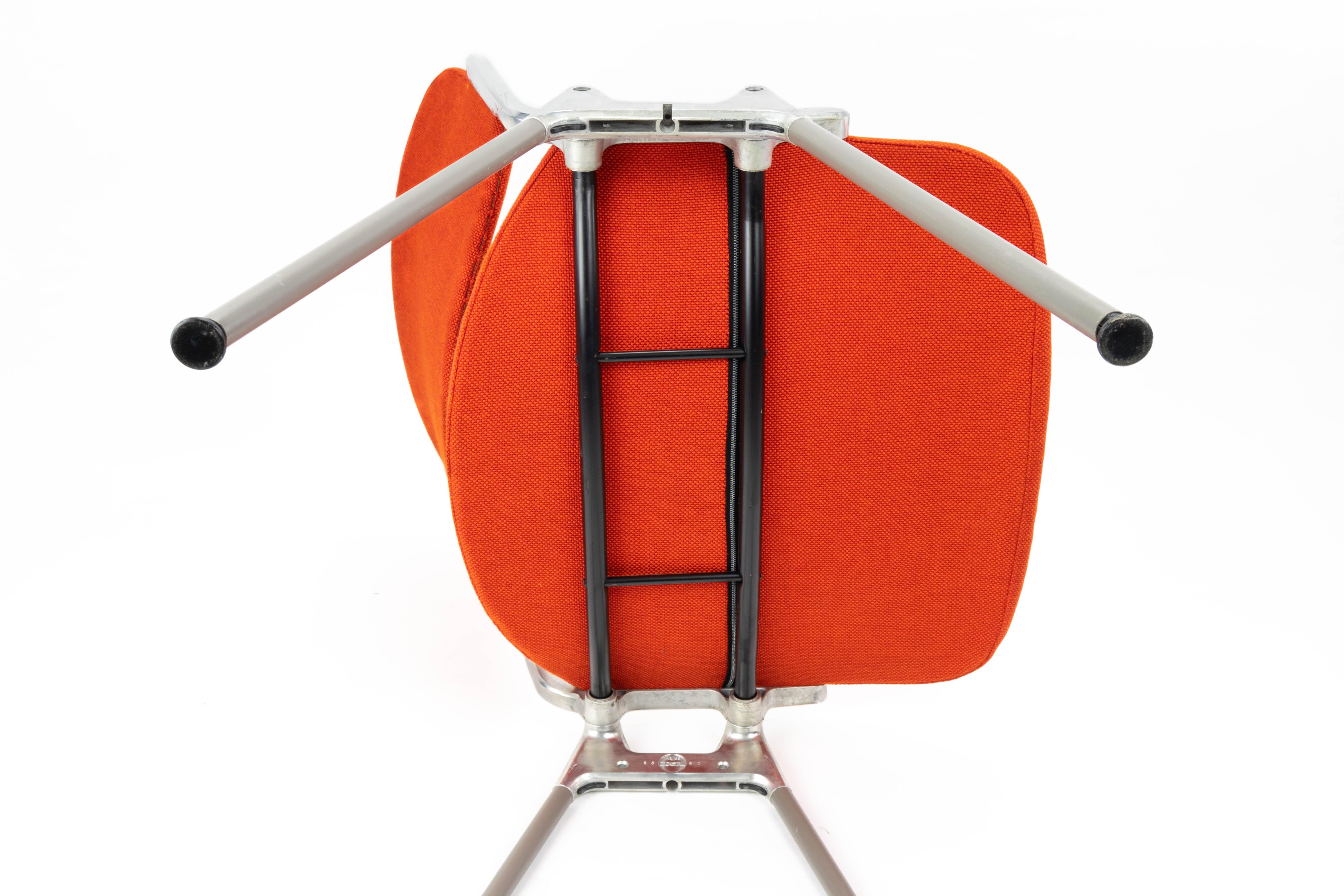 Mid-Century Modern Stackable Chairs by Giancarlo Piretti for Castelli Italy 1965 5