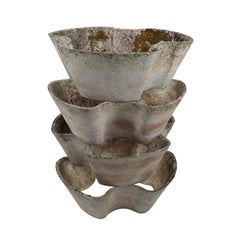 Accessoire de jardinière empilable moderne du milieu du siècle dernier de Willy Guhl pour Eternit