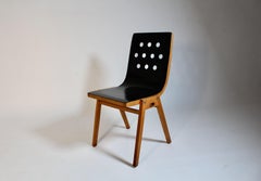 Mid Century Modern Stadthallenstuhl Brown Beech Roland Rainer 1951 Wien