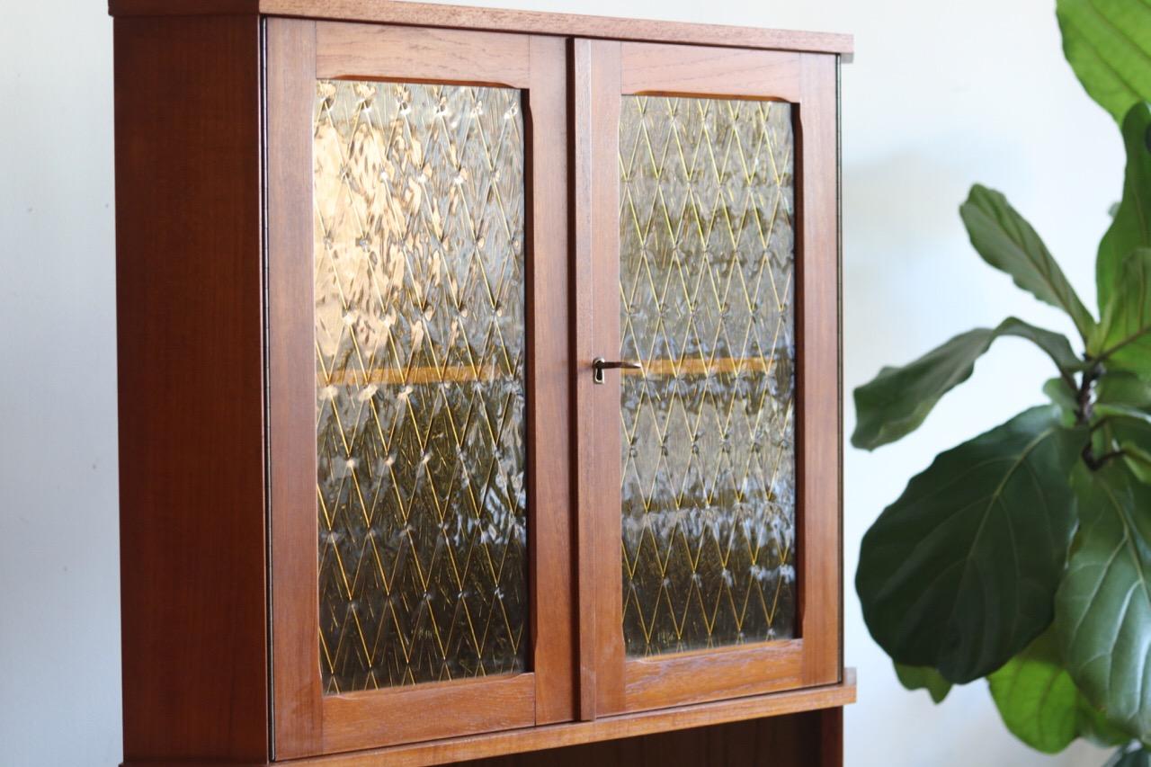 stained glass storage cabinet