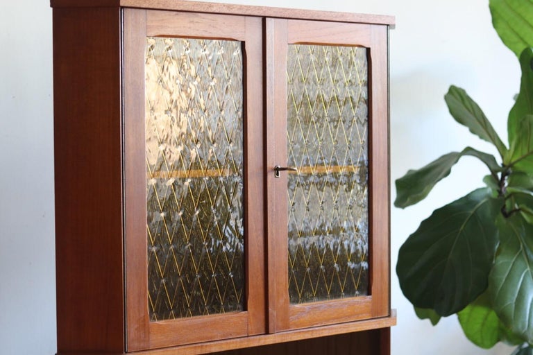 MidCentury Modern Stained Glass Corner For Sale at 1stDibs