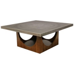 Mid-Century Modern Stainless Steel Coffee Table by Heinz Lilienthal