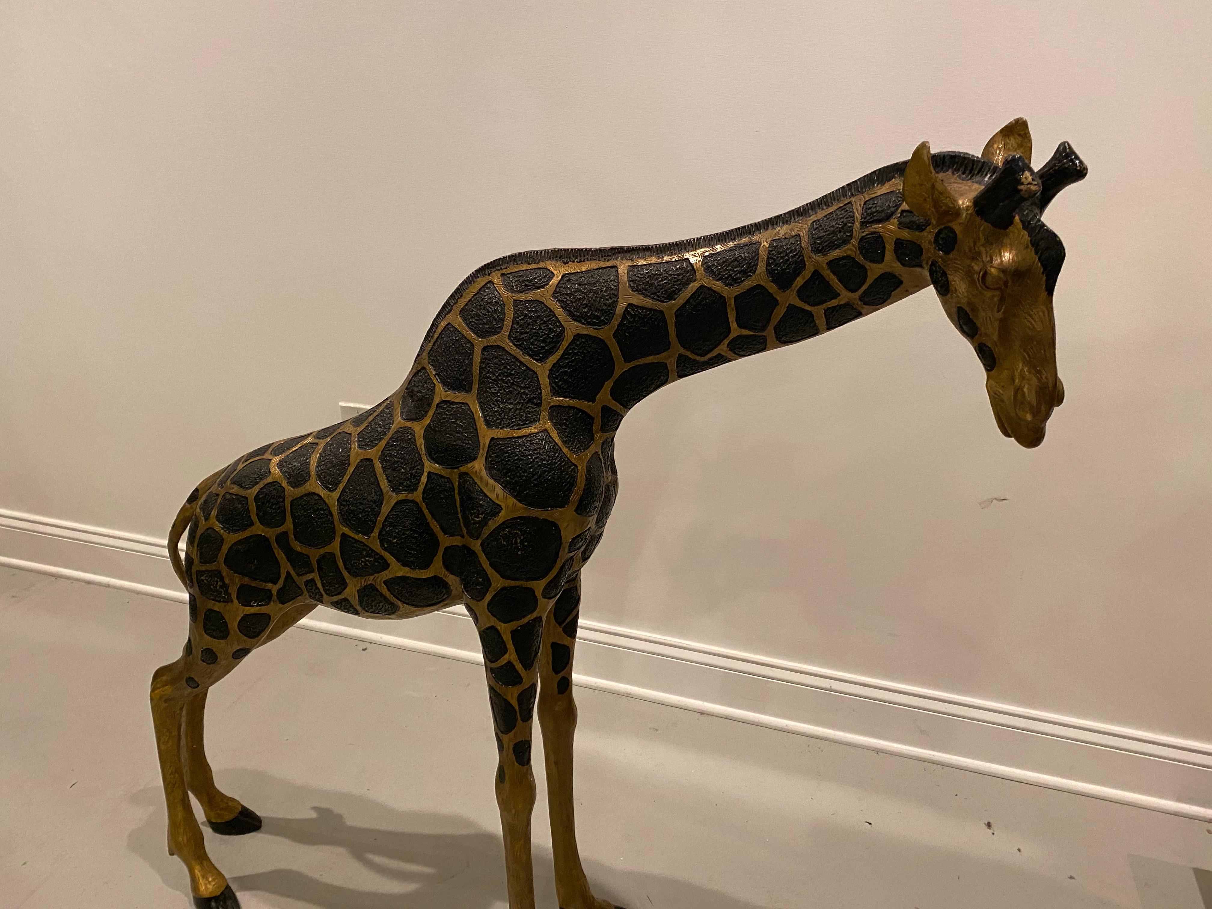 giraffe clay model