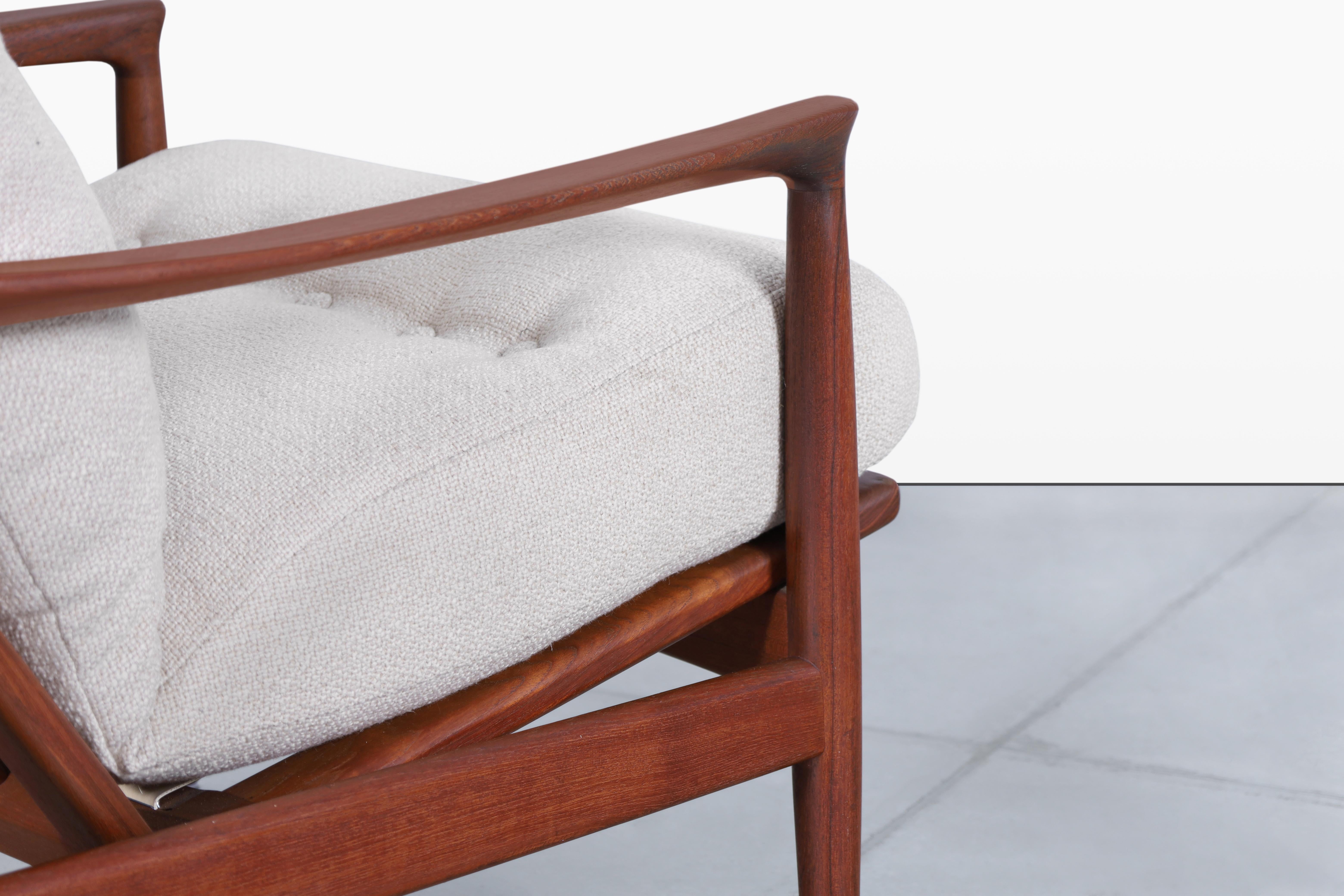 Sedia da salotto in teak 