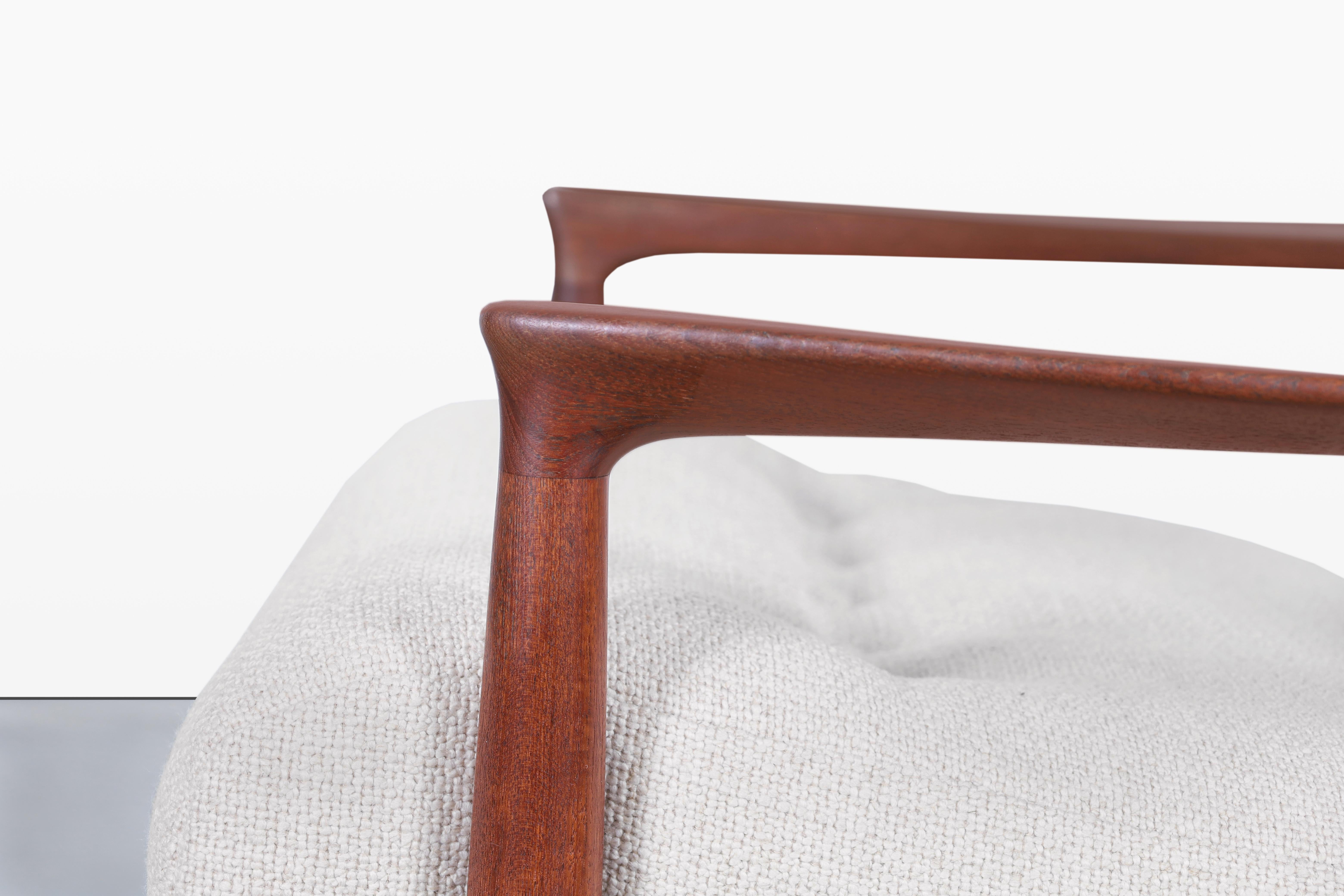 Tessuto Sedia da salotto in teak 