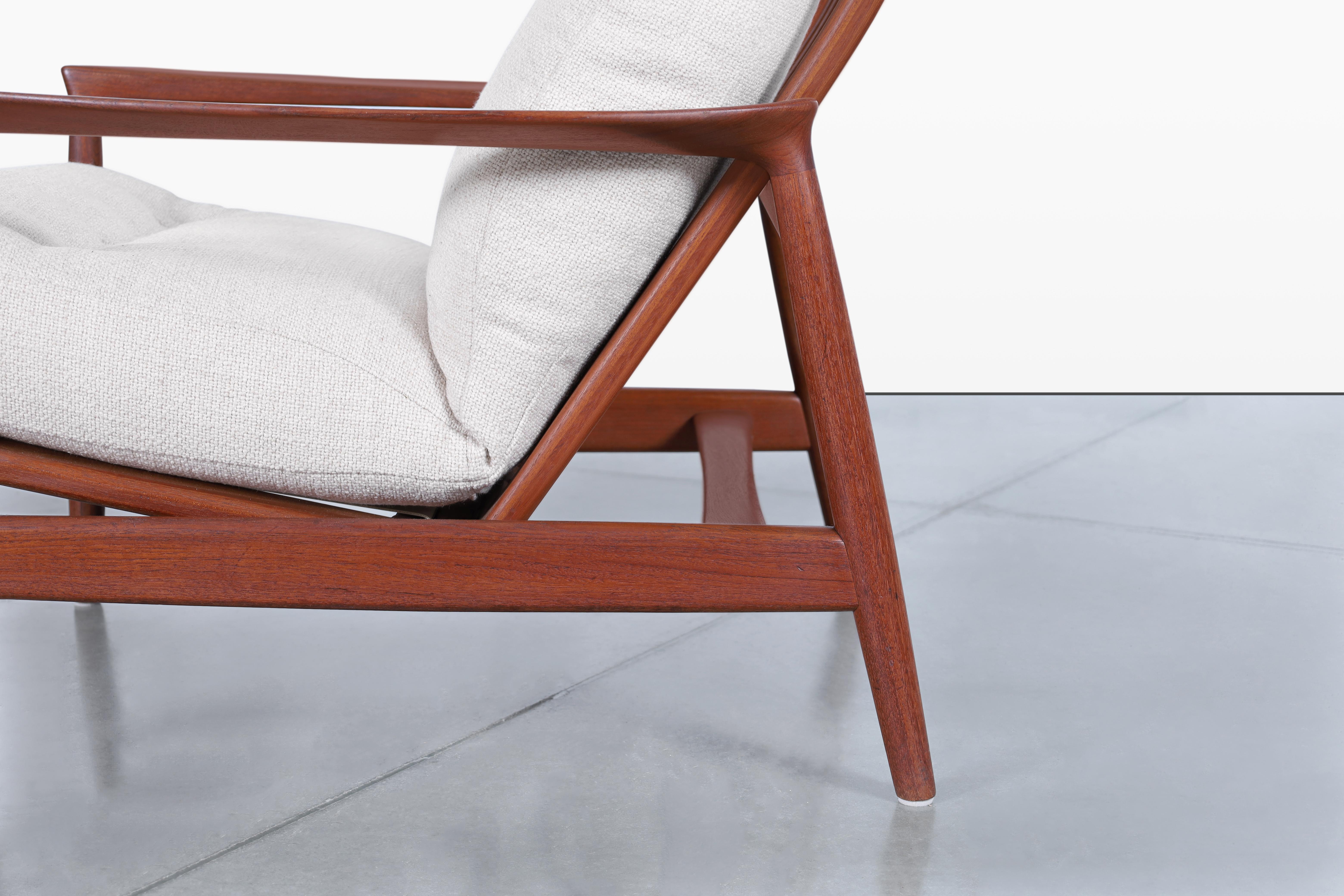 Sedia da salotto in teak 