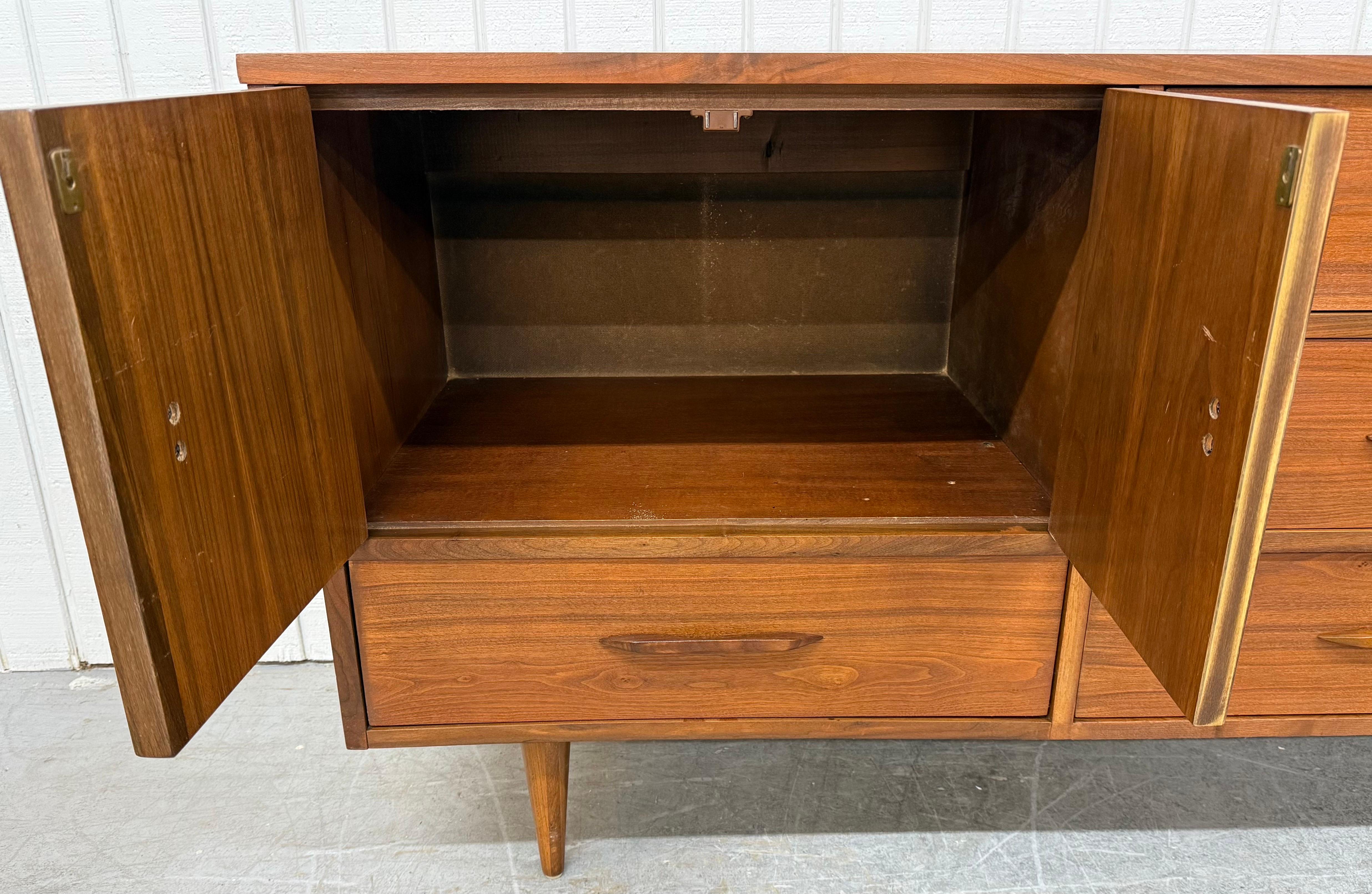 Mid-Century Modern Stanley Walnut Sideboard 2