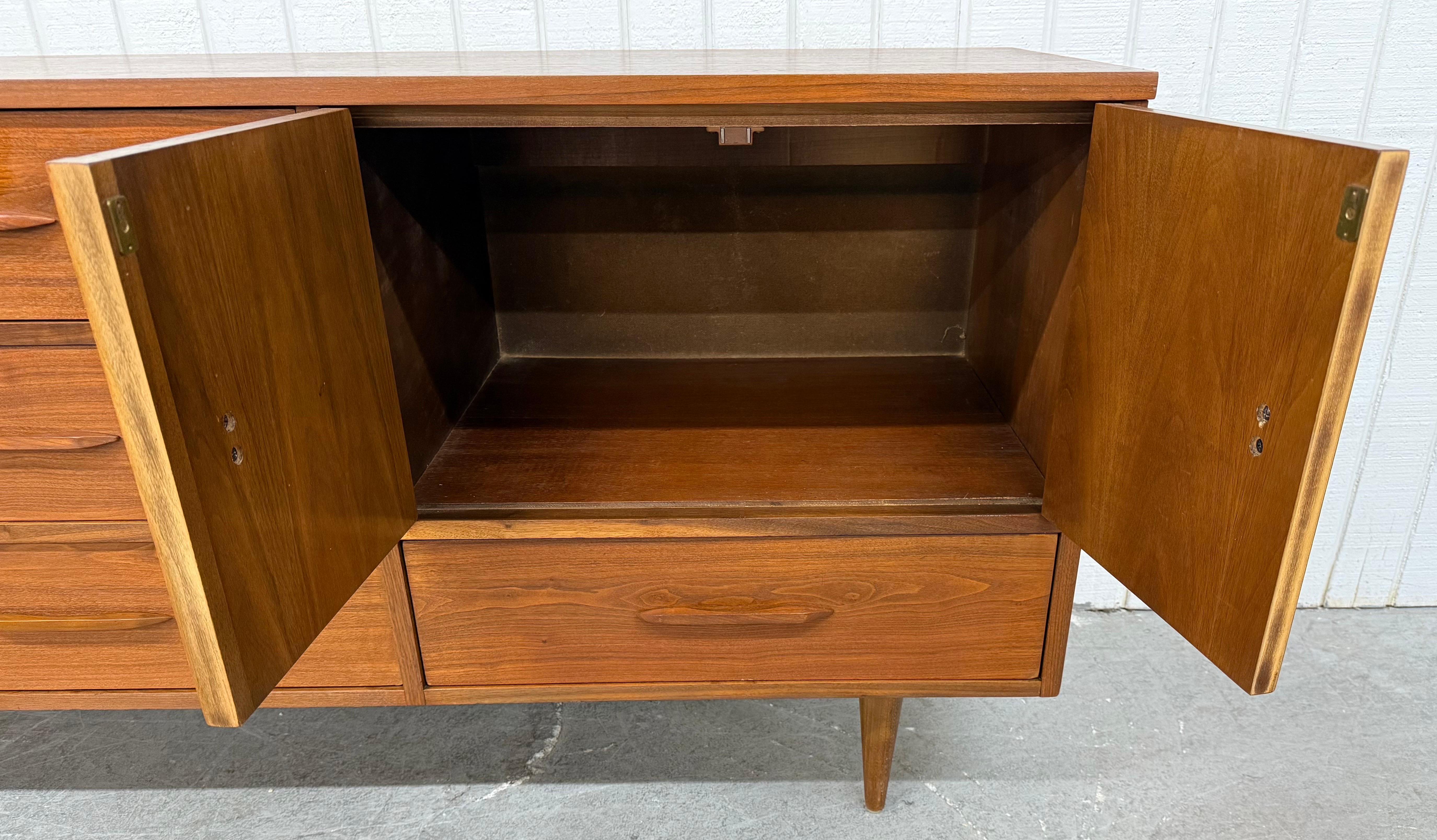 Mid-Century Modern Stanley Walnut Sideboard 4