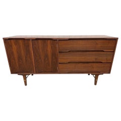 Mid-Century Modern Stanley Walnut Sideboard
