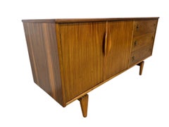 Mid-Century Modern Stanley Walnut Sideboard - Refinished!