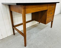 Mid-Century Modern Stanley Walnut Writing Desk
