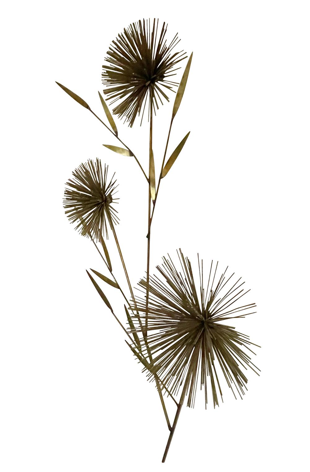 American Mid-Century Modern Starburst Abstract Wall Hanging Sculpture by Curtis Jere