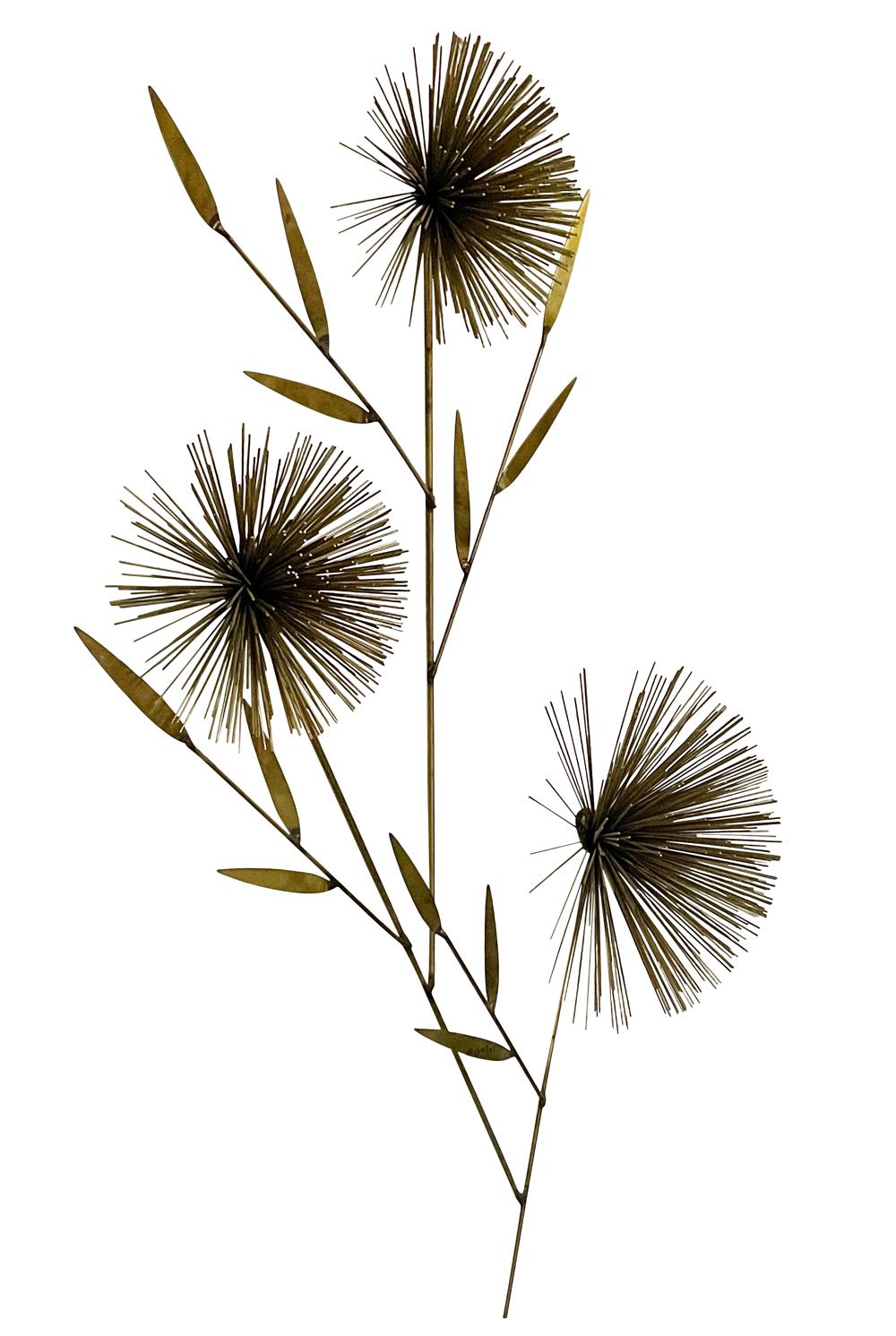 Late 20th Century Mid-Century Modern Starburst Abstract Wall Hanging Sculpture by Curtis Jere