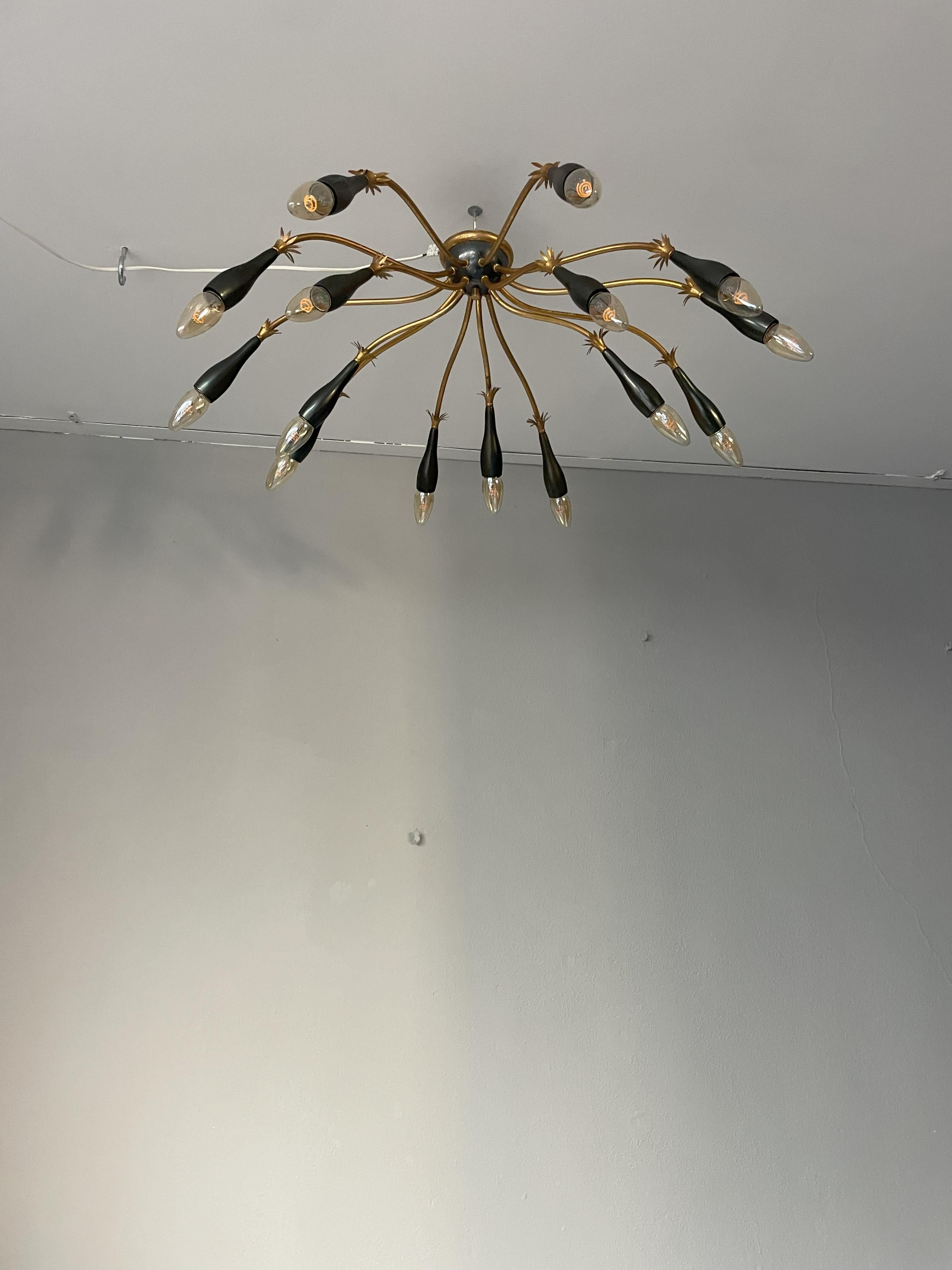 Lampada da soffitto Starburst moderna di metà secolo in vendita 2