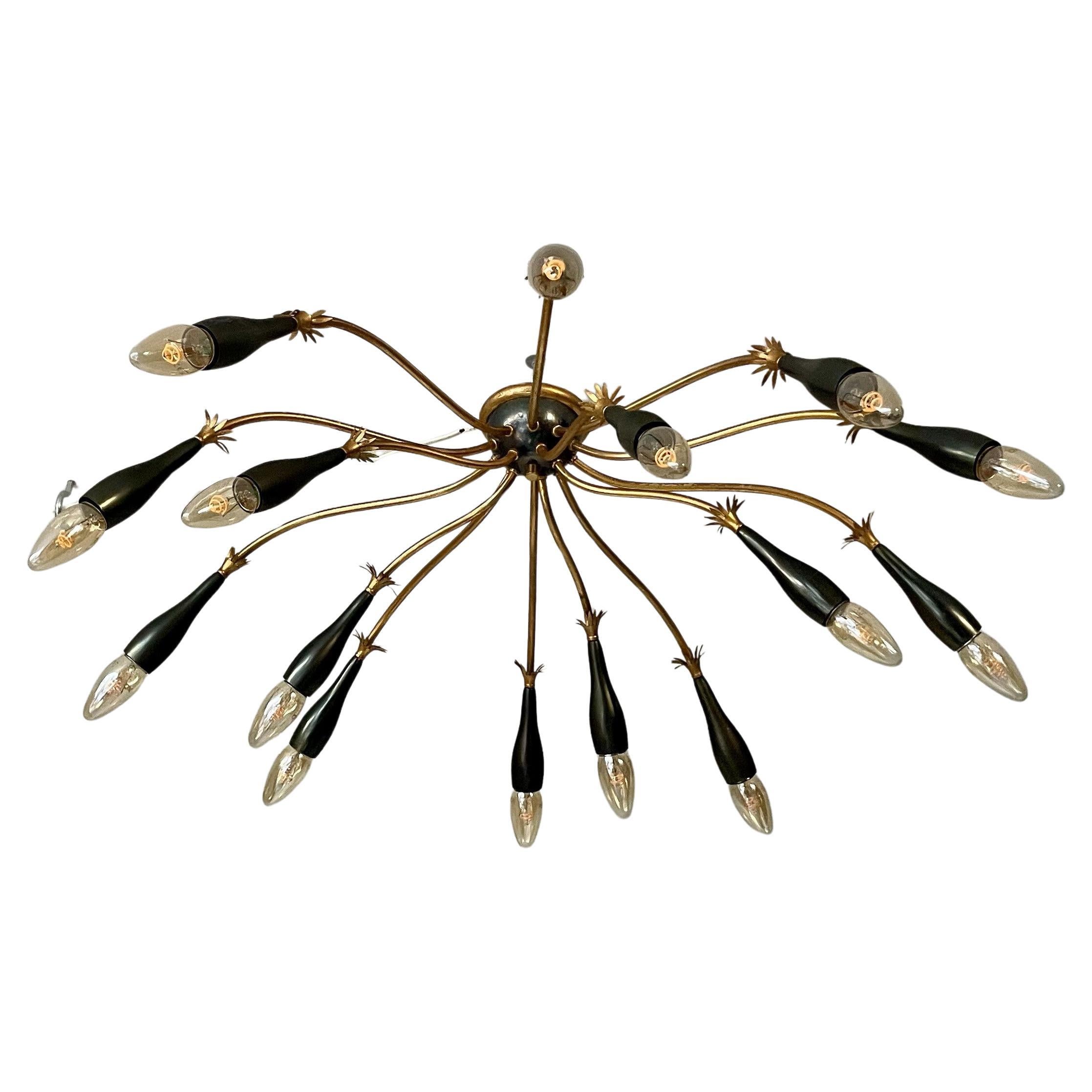 Lampada da soffitto Starburst moderna di metà secolo