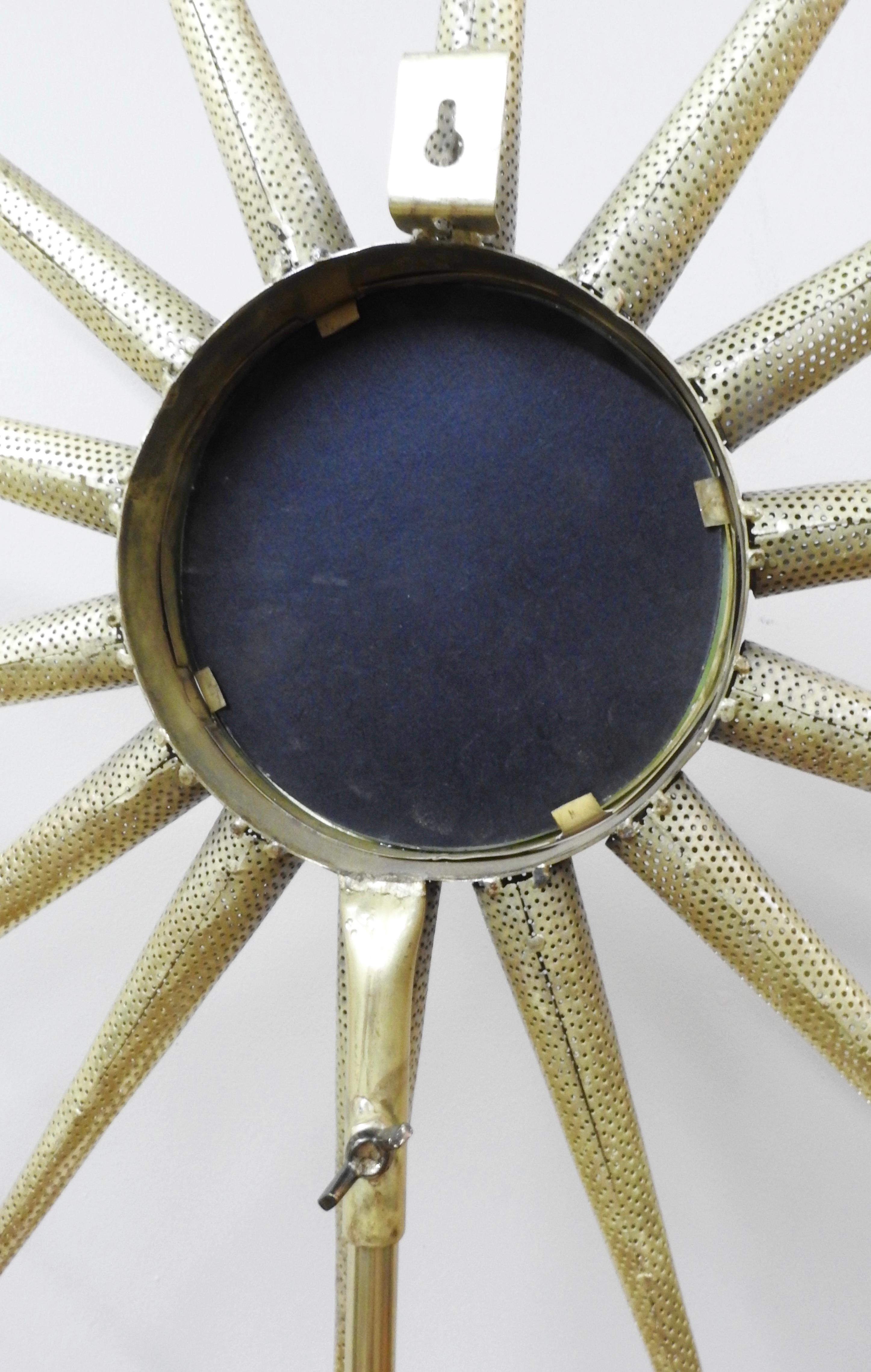 mid century modern starburst mirror