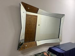 Mid Century Modern Starburst Venetian Mirror