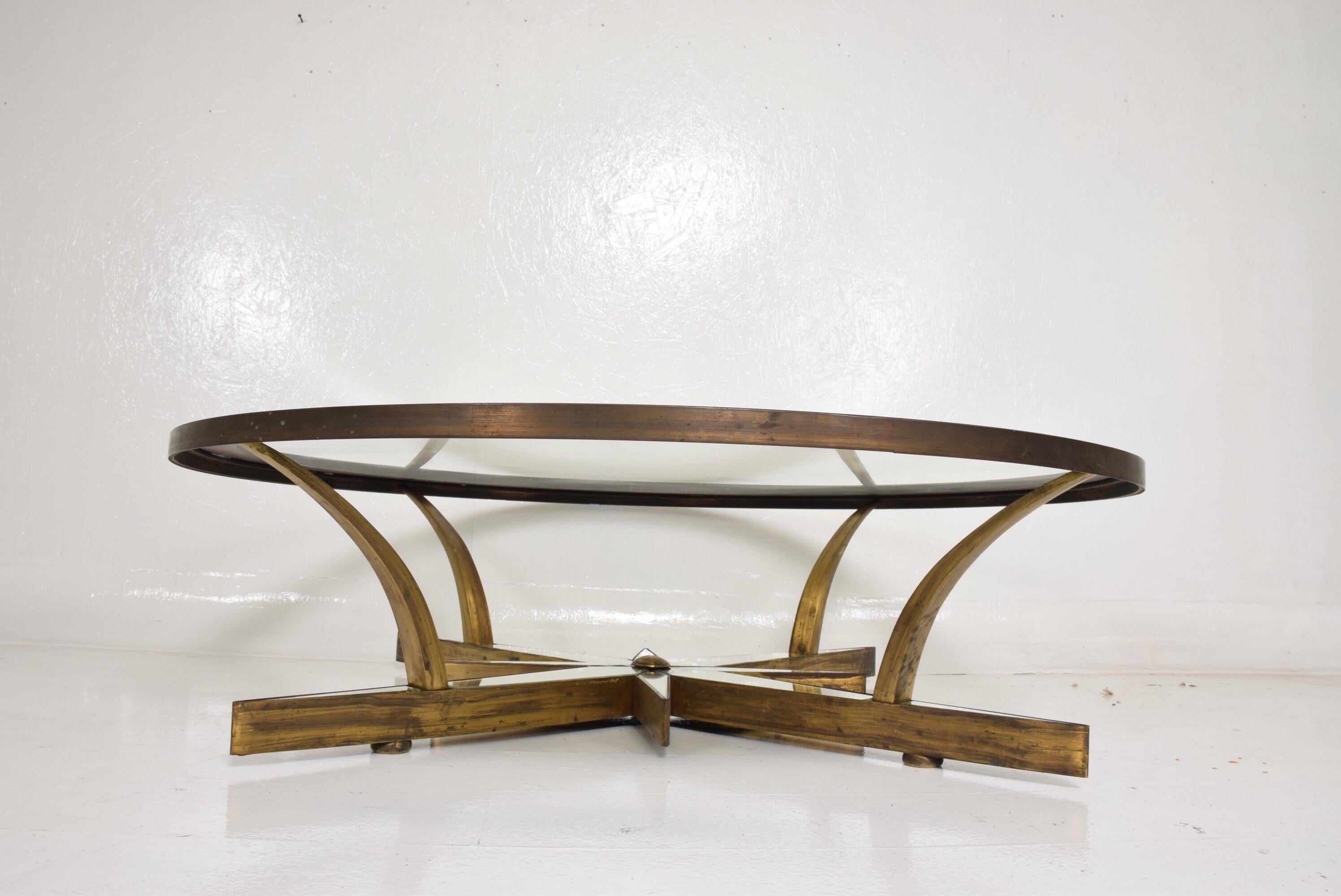 Mexican Mid-Century Modern Star Coffee, Cocktail Table Attributed to Arturo Pani