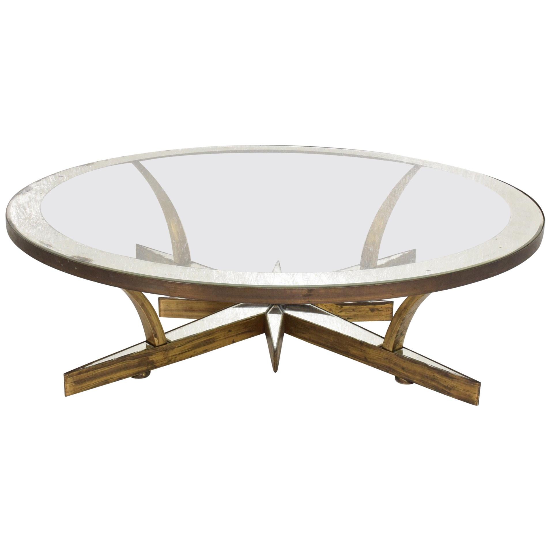 Mid-Century Modern Star Coffee, Cocktail Table Attributed to Arturo Pani