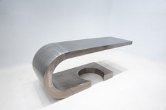 Mid-Century Modern Steel Desk "Diapason" by Marzio Cecchi, 1968