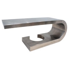 Mid-Century Modern Steel Desk "Diapason" by Marzio Cecchi, 1968