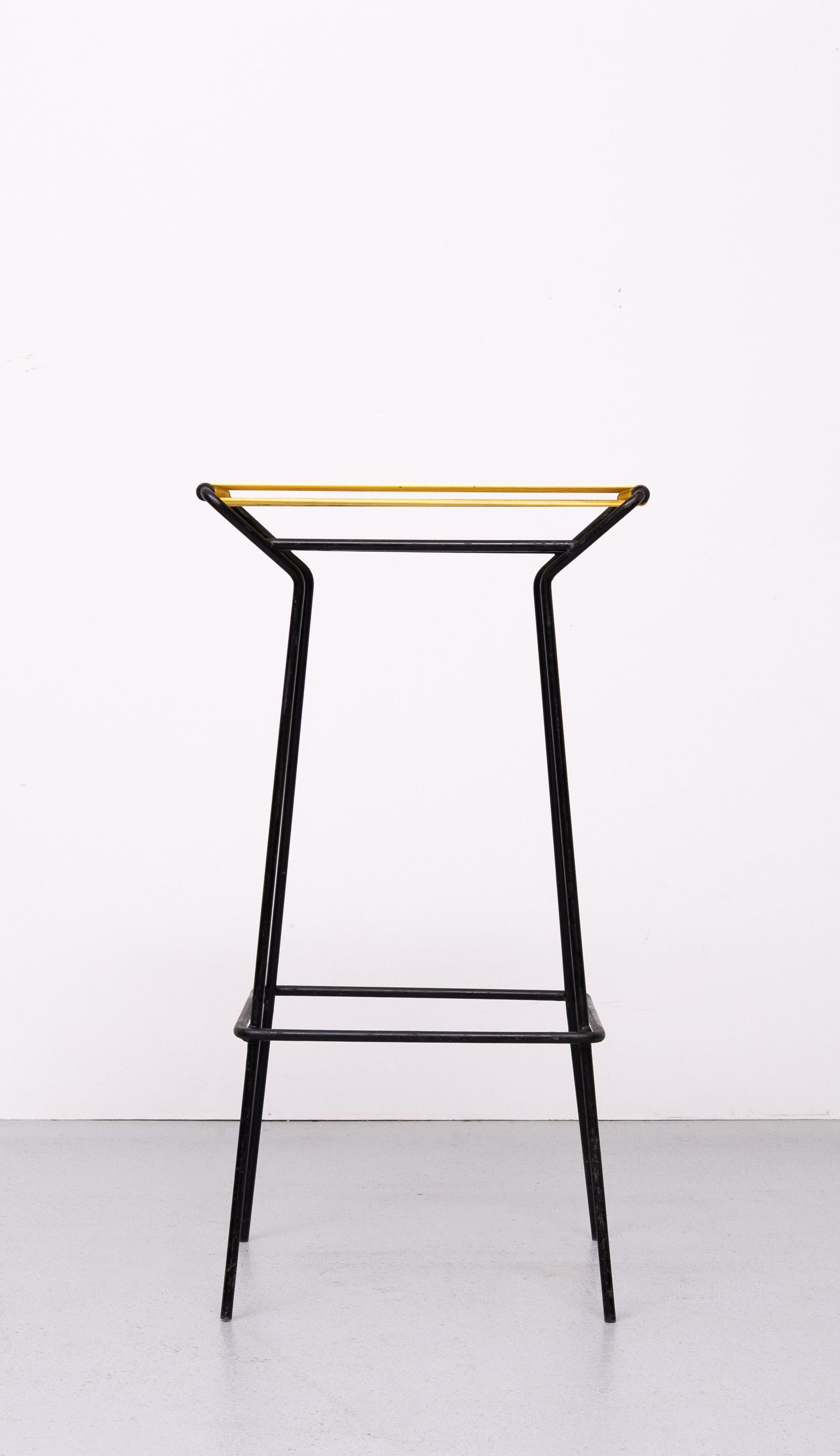 Tabouret Spaghetti en acier moderne du milieu du siècle 1960 Hollande en vente 1