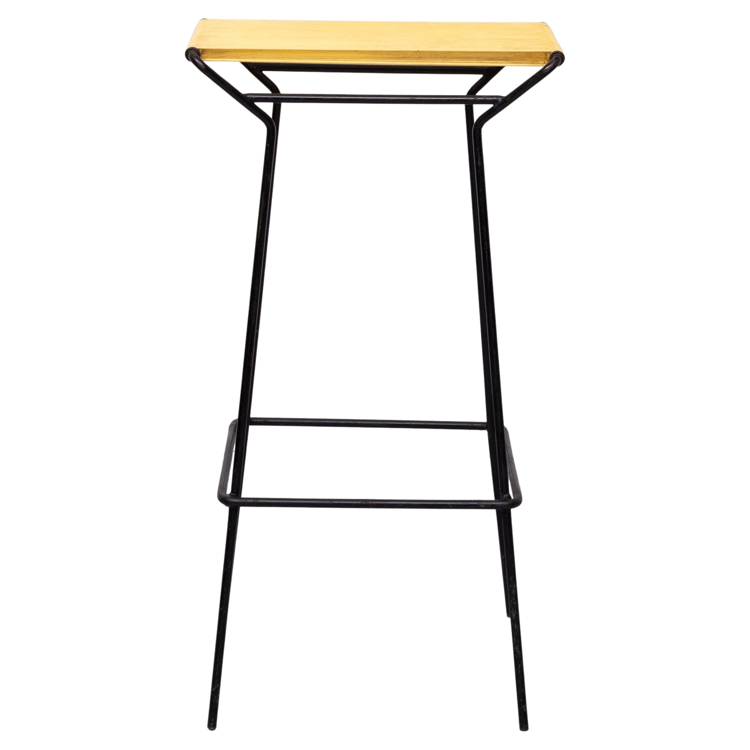Mid Century Modern Steel Spaghetti Stool 1960s Holland
