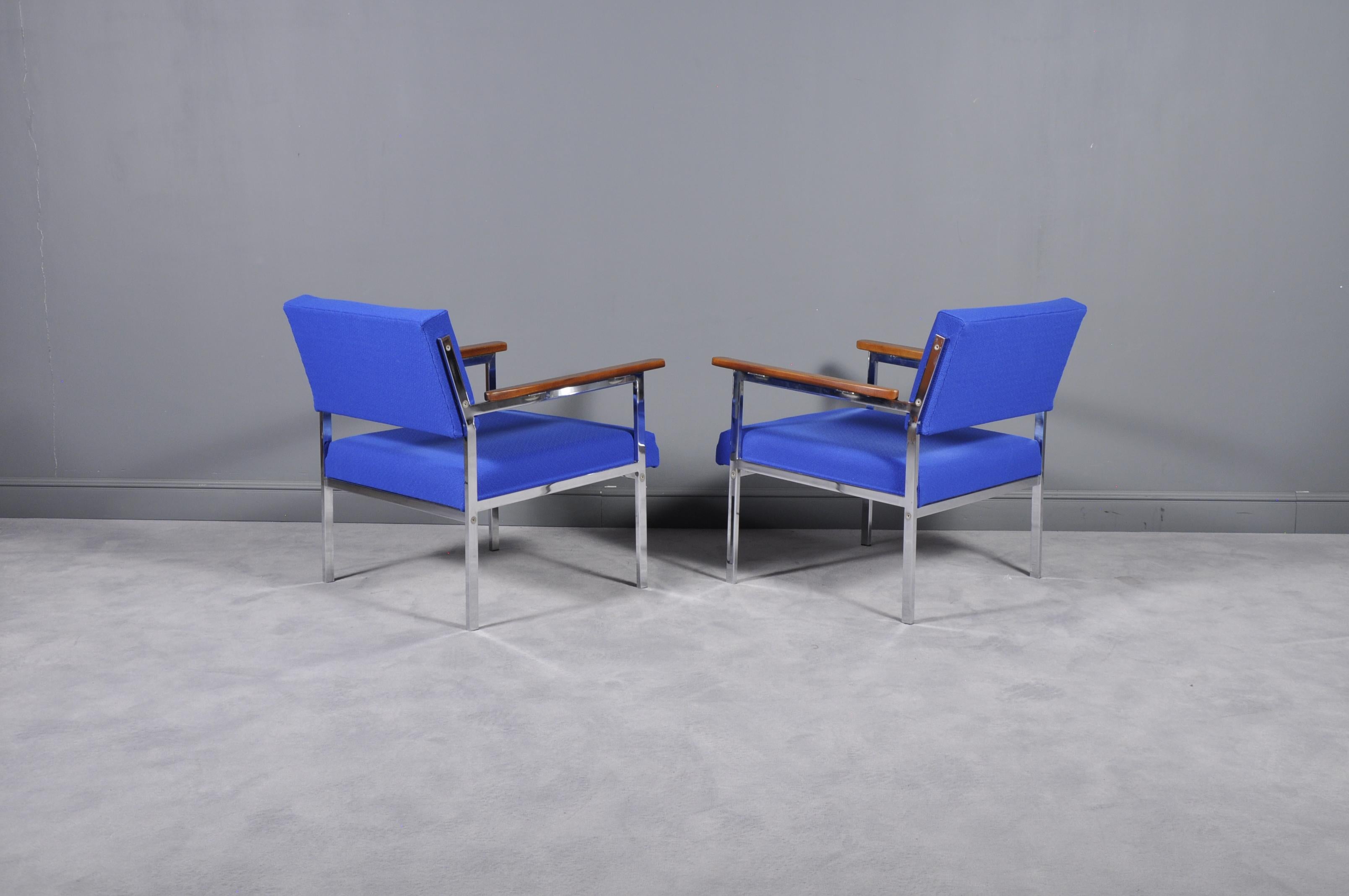 Late 20th Century Mid-Century Modern Steelcase Office Lounge Chairs, 1970s