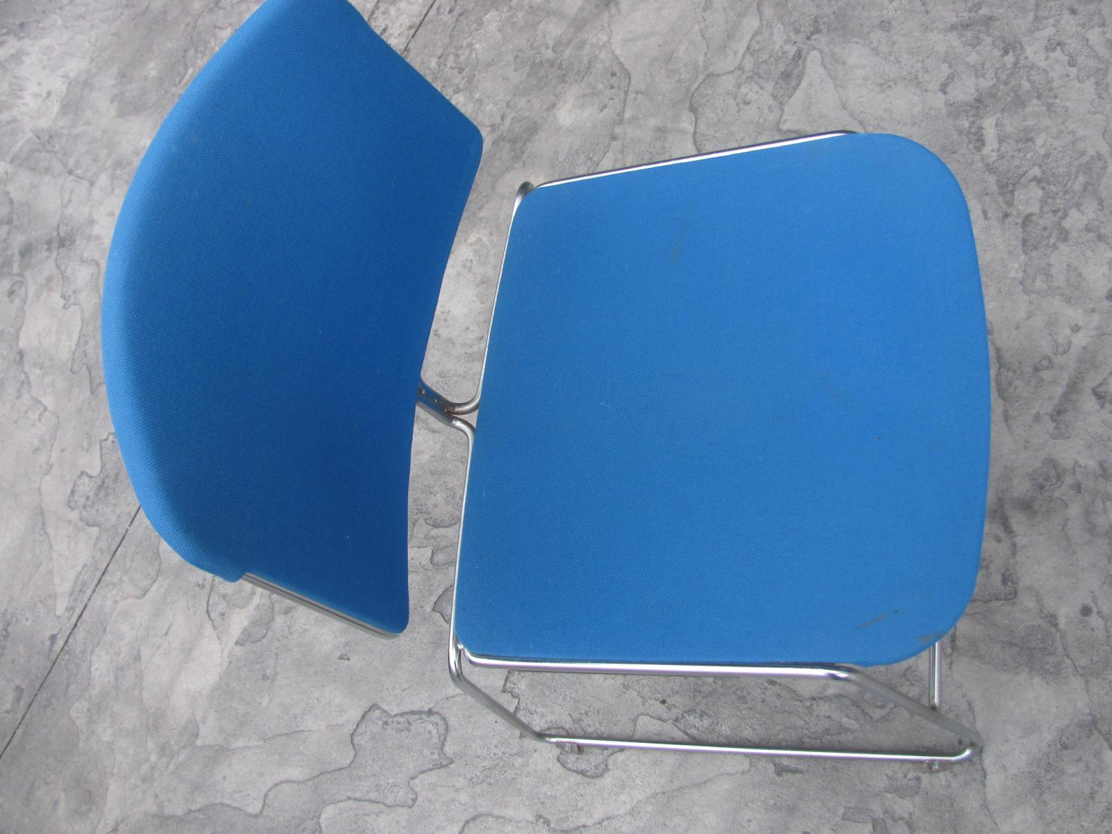 mid century stacking chairs