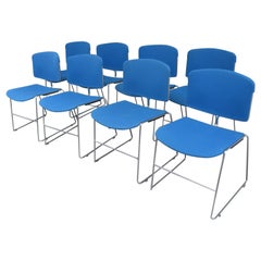 Mid-Century Modern Steelcase Stacking Chairs 26 Available