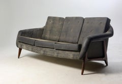 Mid-Century Modern "Stella" Sofa Couch by Sergio Rodrigues, Brazil 1950's
