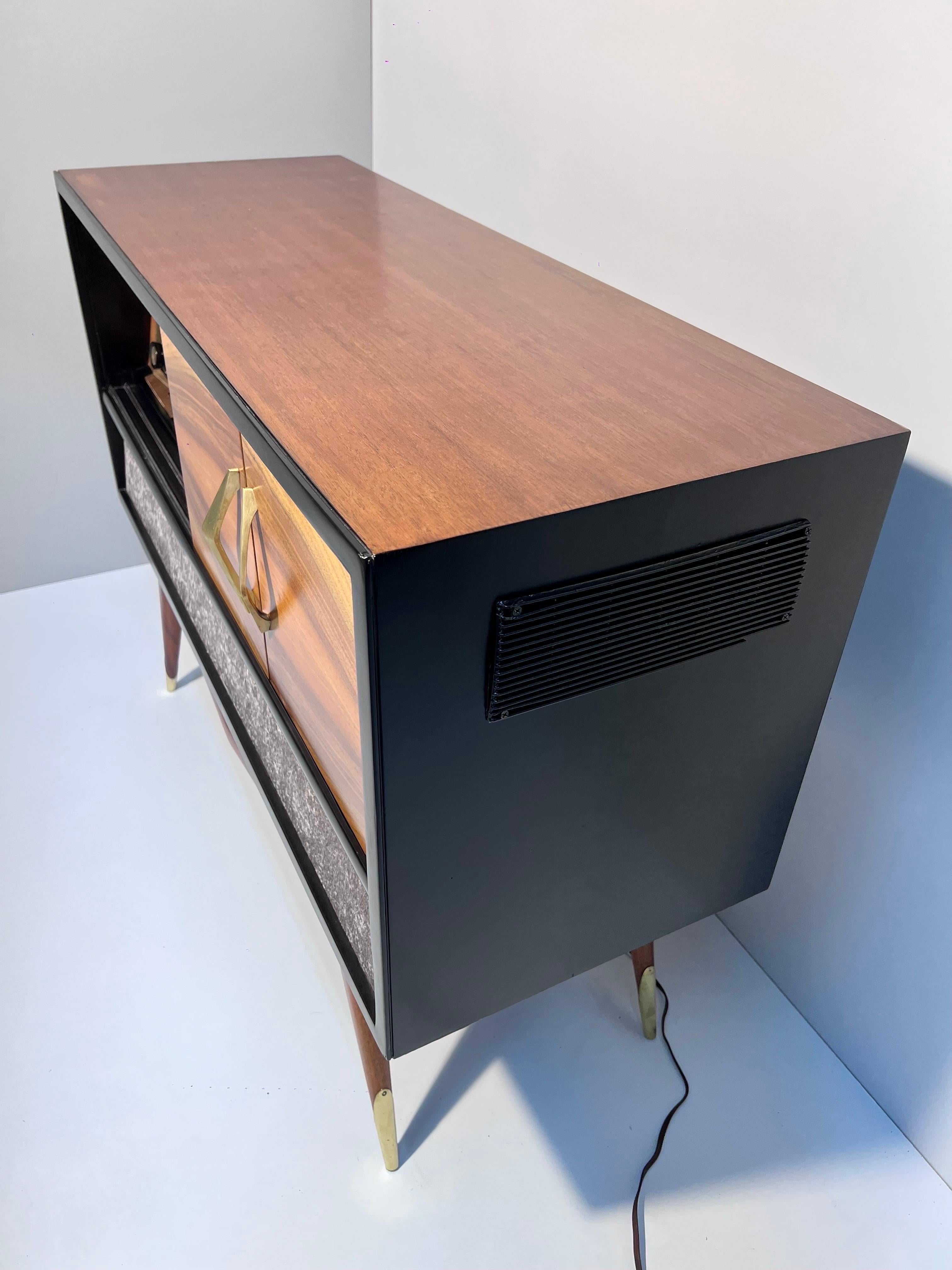 vintage mid century modern stereo cabinet