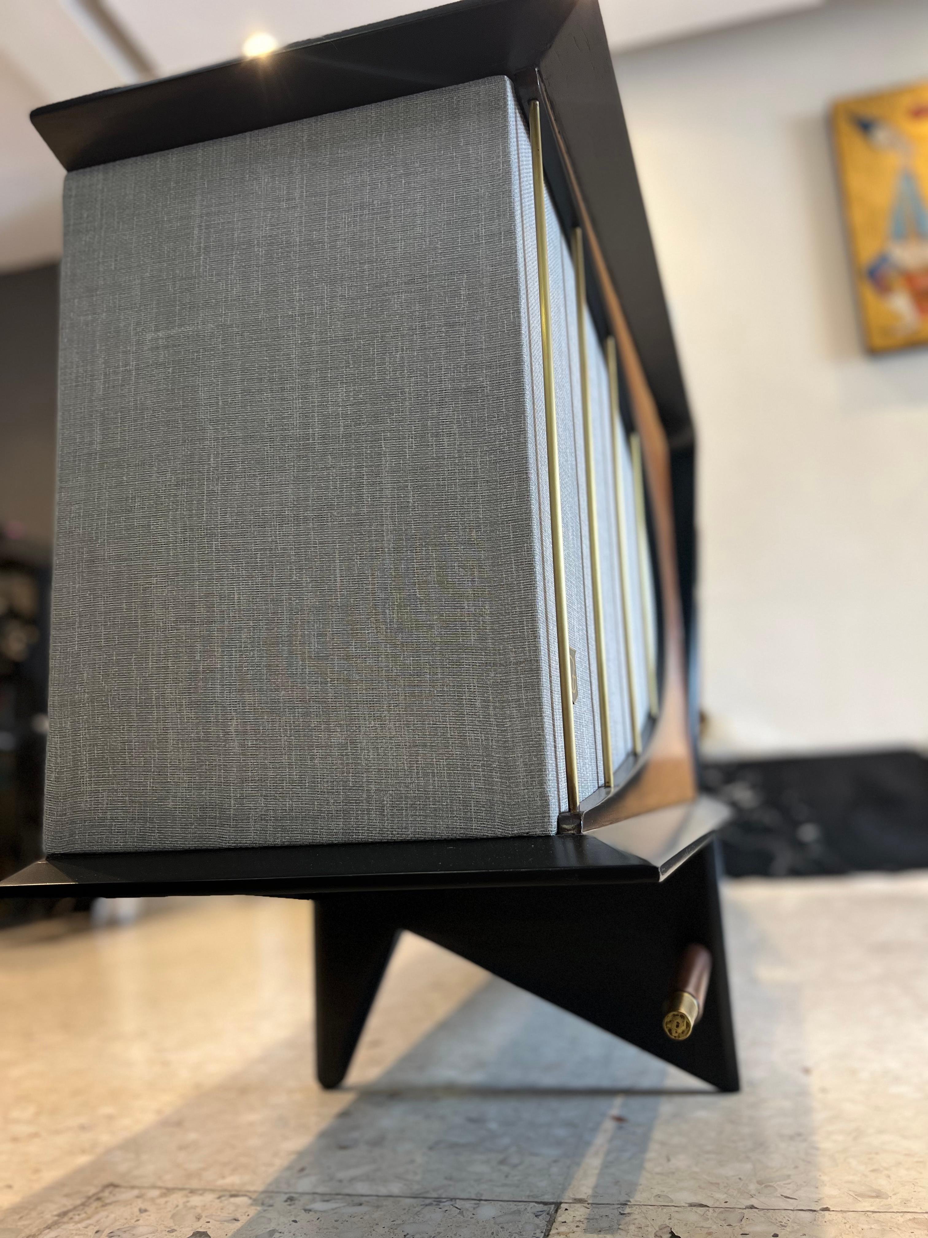 Mid-20th Century Mid-Century Modern Golden Voice Stereo Console