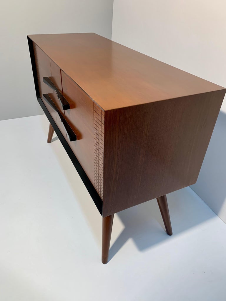 MidCentury Modern Stereo Console at 1stDibs stereo console table