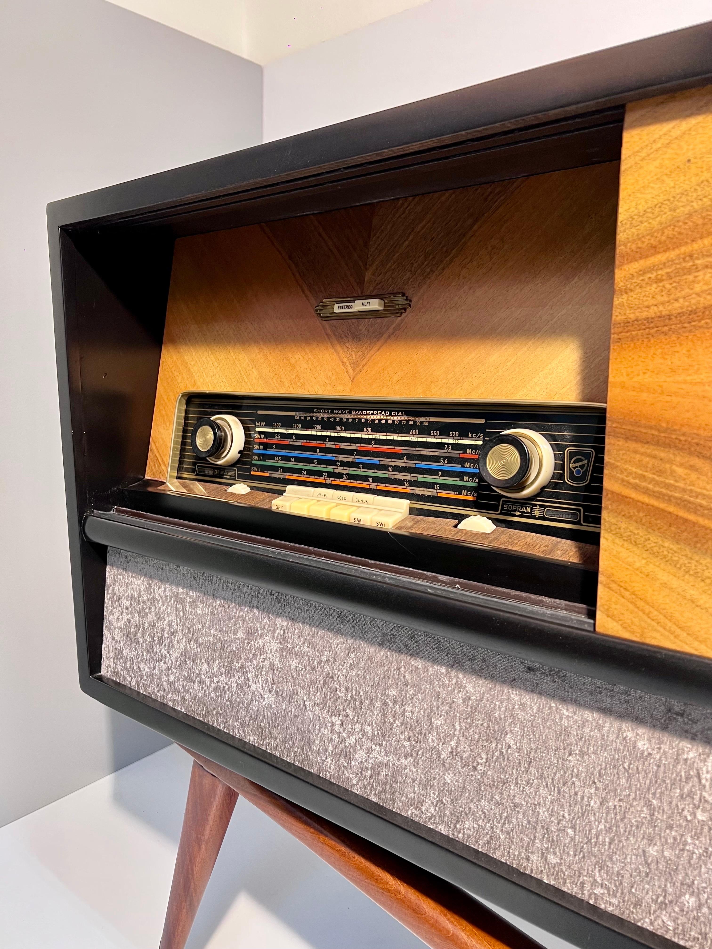 Mexican Mid-Century Modern Stereo Console