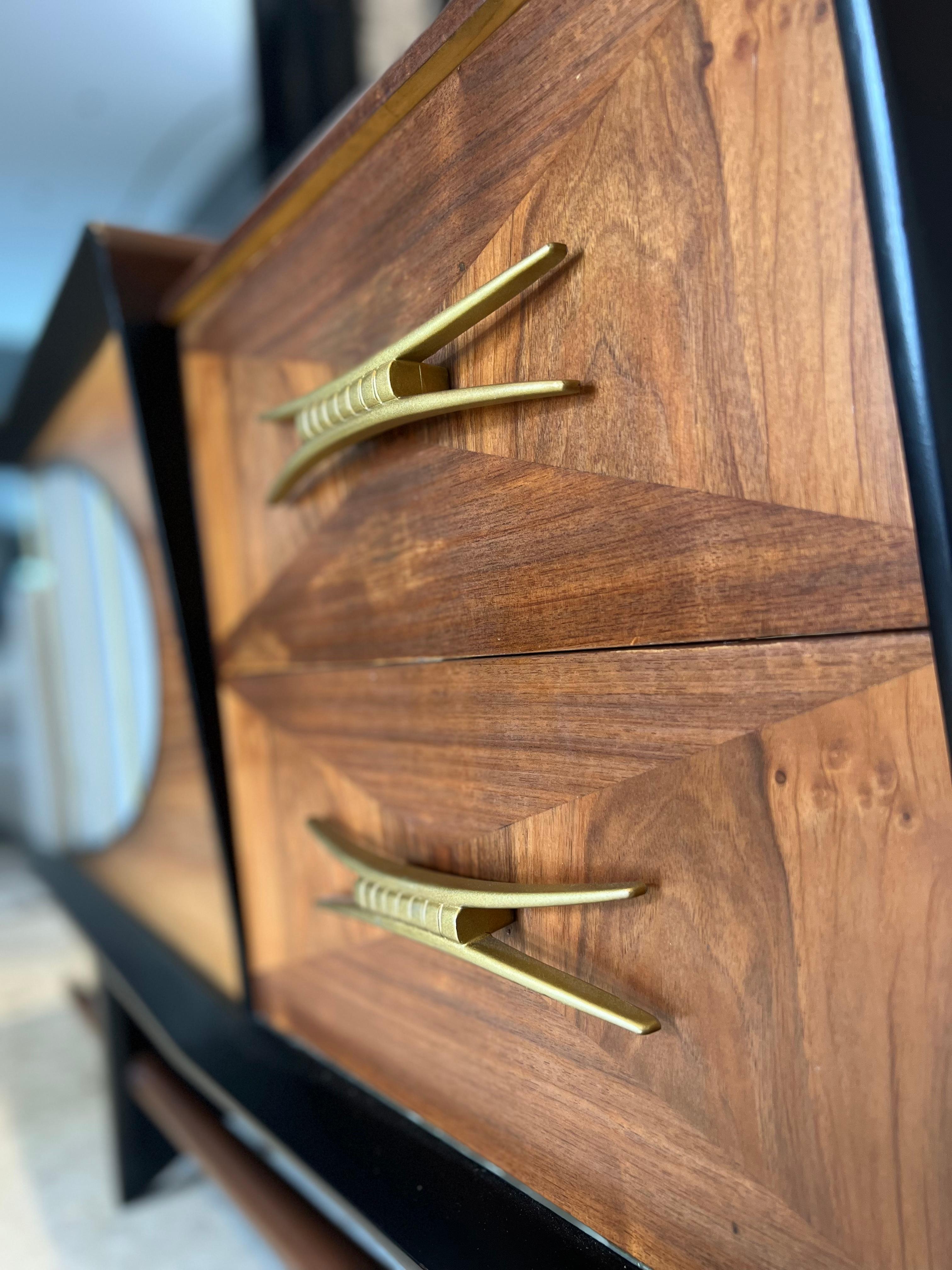 Mid-Century Modern Golden Voice Stereo Console 1