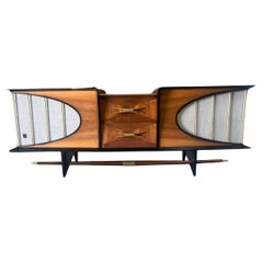 Mid-Century Modern Golden Voice Stereo Console
