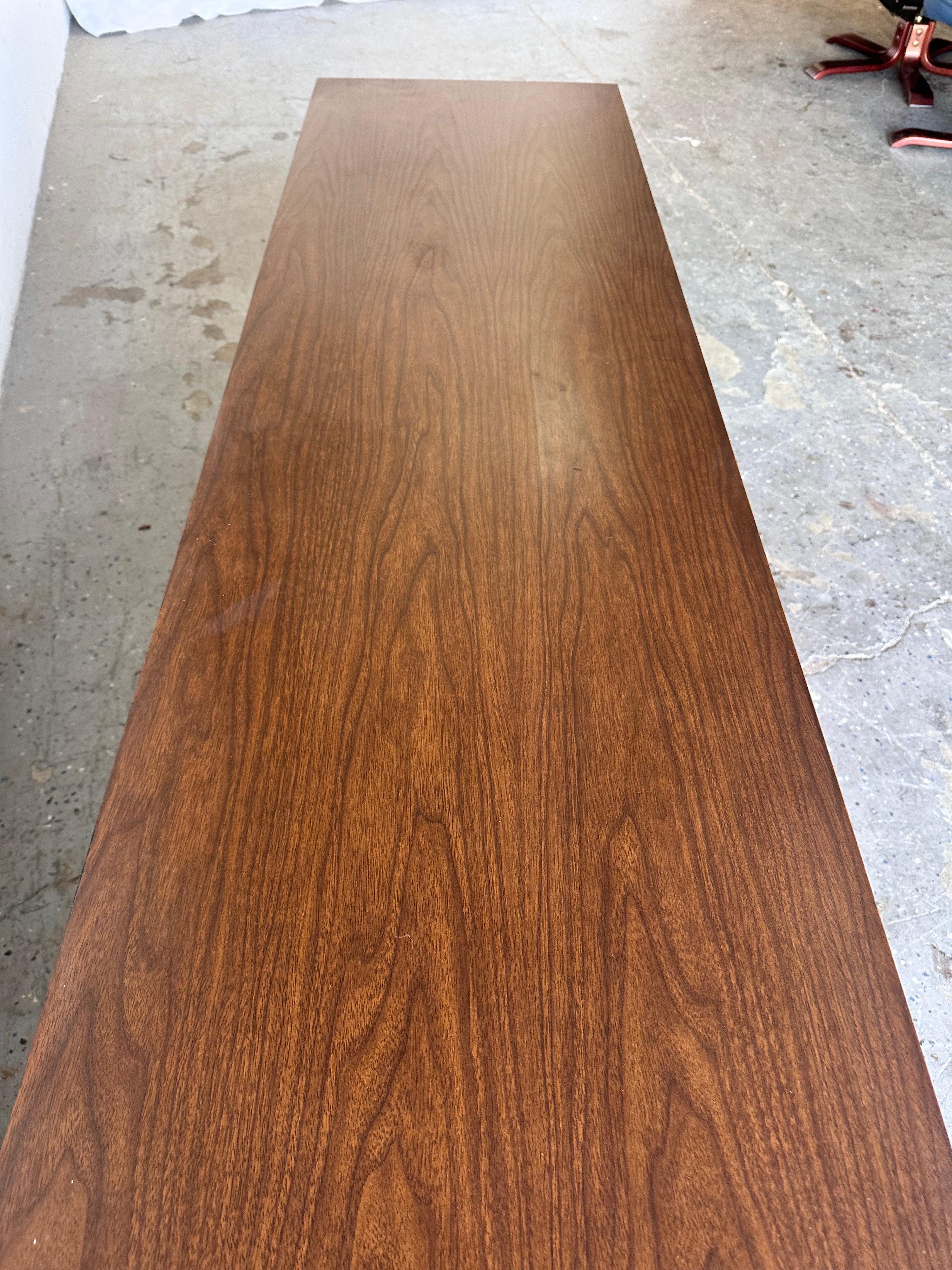 Mid-Century Modern Stereo Media Record Console/Credenza Bench 6