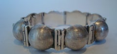 Bracciale in sterline del Mid-Century Modern disegnato da Antonio Belgiorno, 1950´S