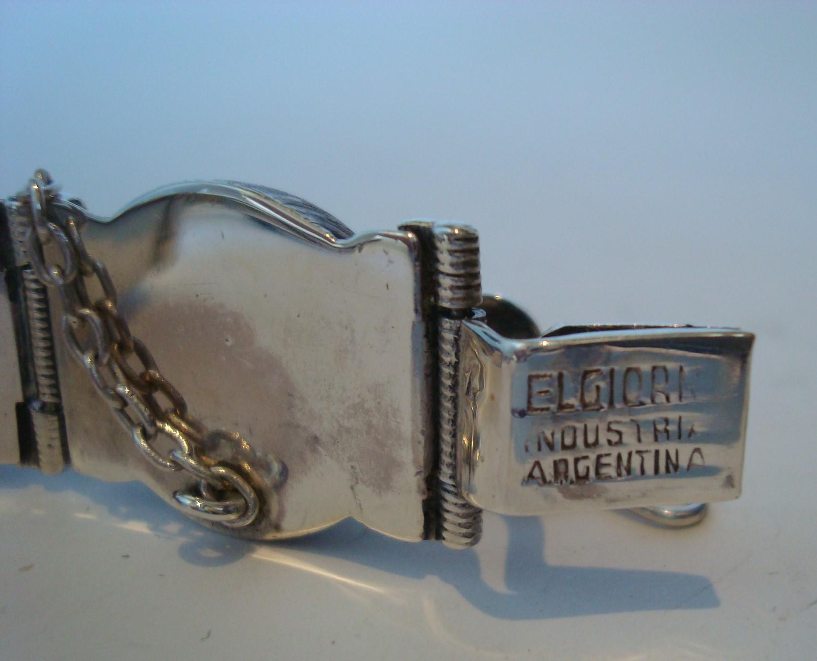 Mid-Century Modern Sterling Bracelet Designed by Antonio Belgiorno, 1950´S For Sale 1