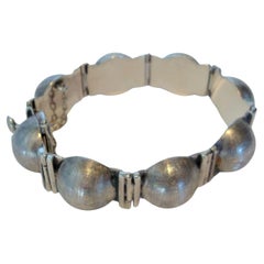 Bracelet en argent sterling moderne du milieu du siècle dernier conçu par Antonio Belgiorno, années 1950