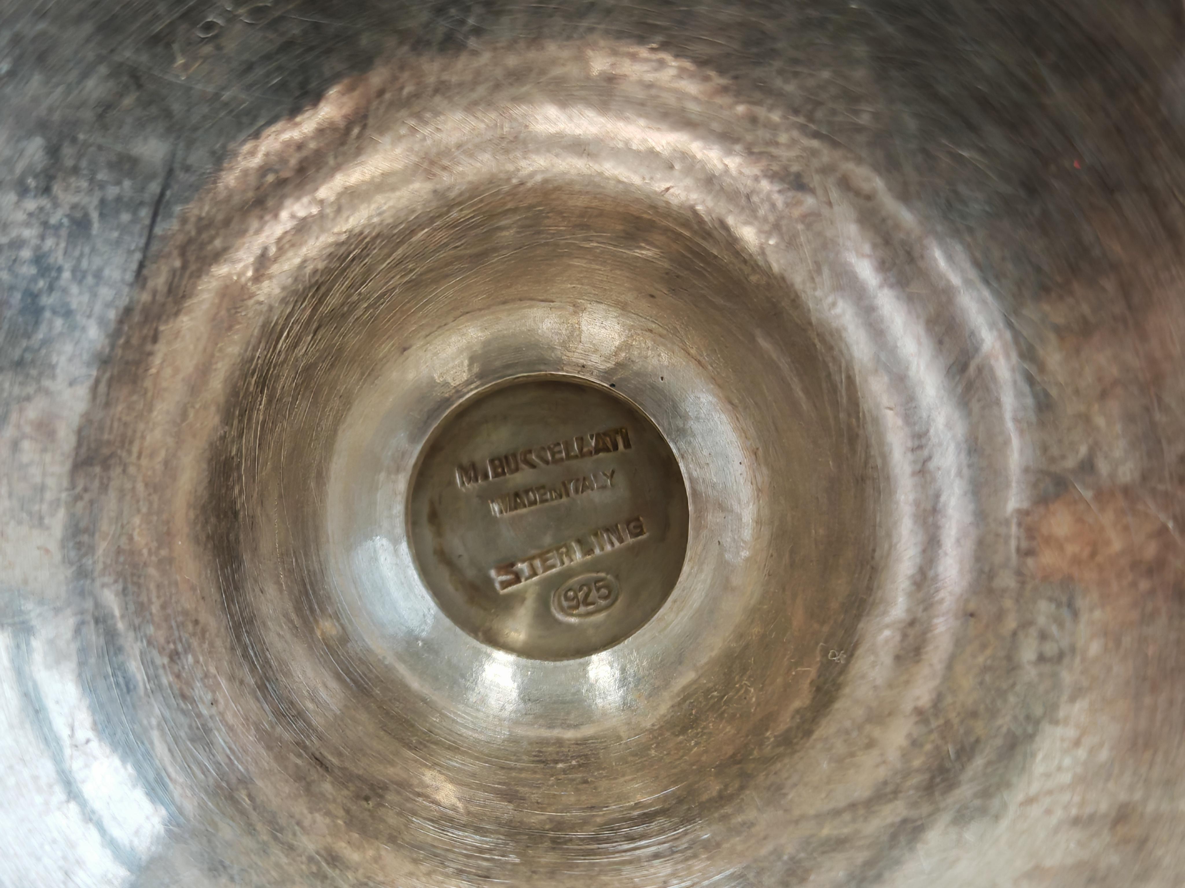Base in argento di Buccellati, Italia, anni '70, metà del secolo scorso. in vendita 4