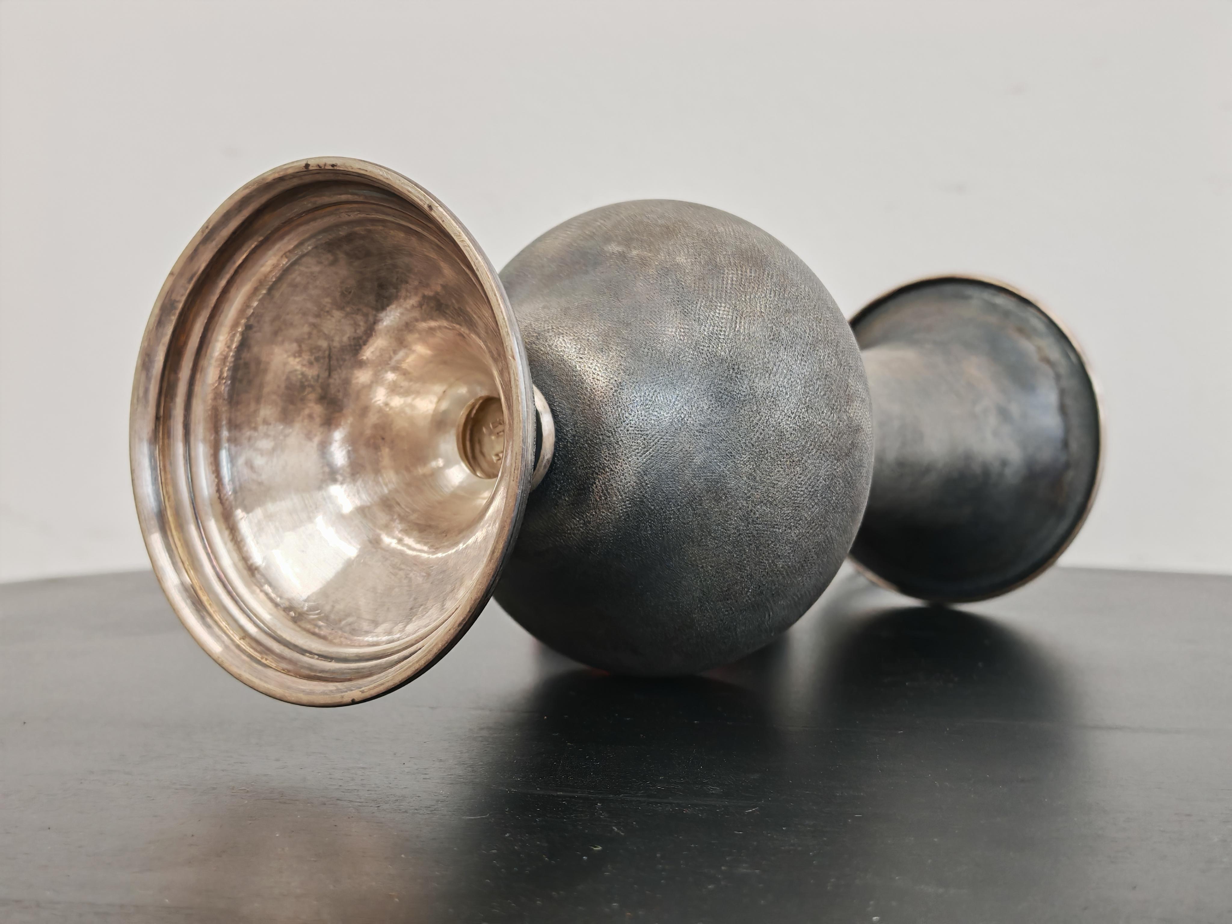 Base in argento di Buccellati, Italia, anni '70, metà del secolo scorso. in vendita 5