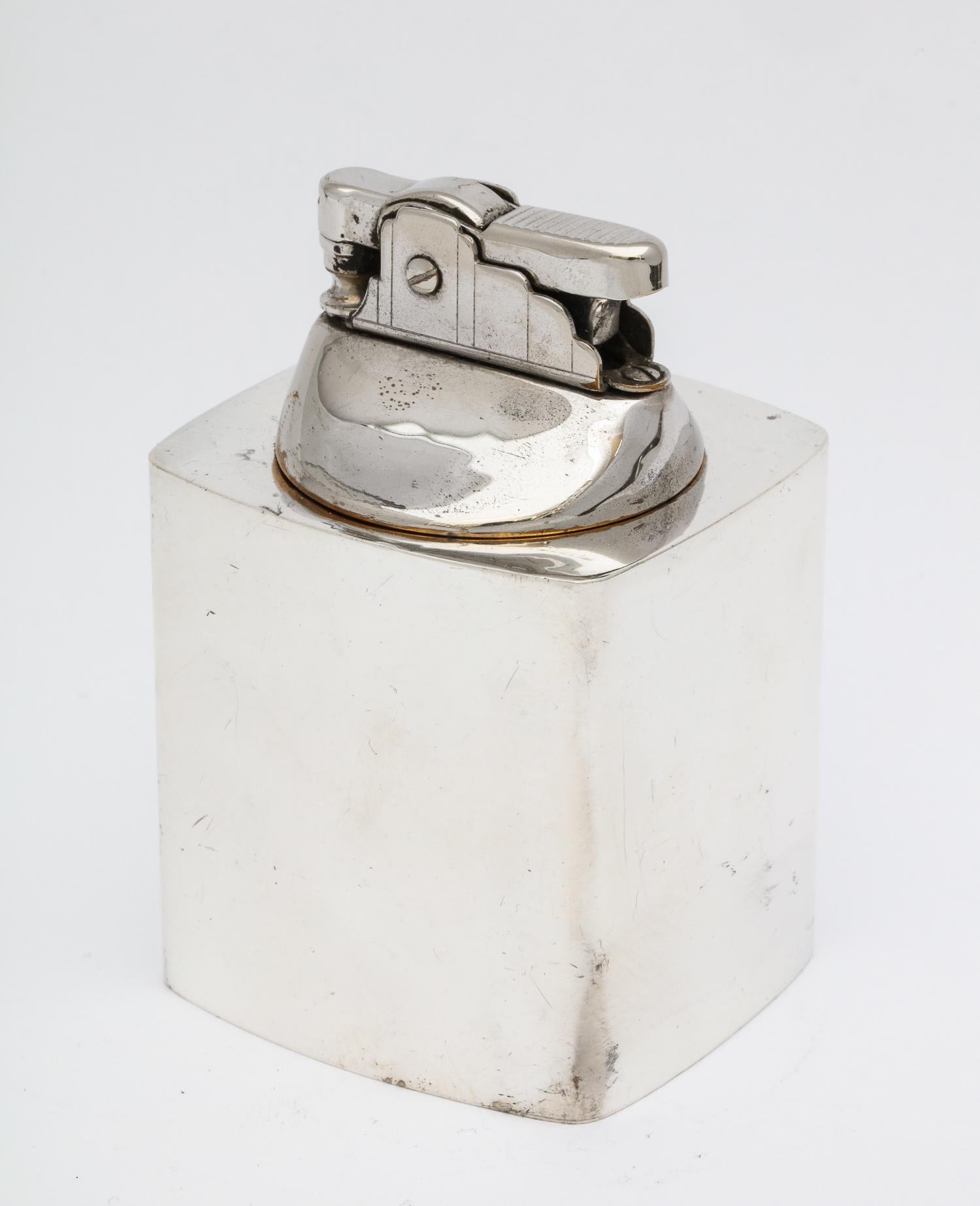 Mid-20th Century Mid-Century Modern Sterling Silver Table Lighter