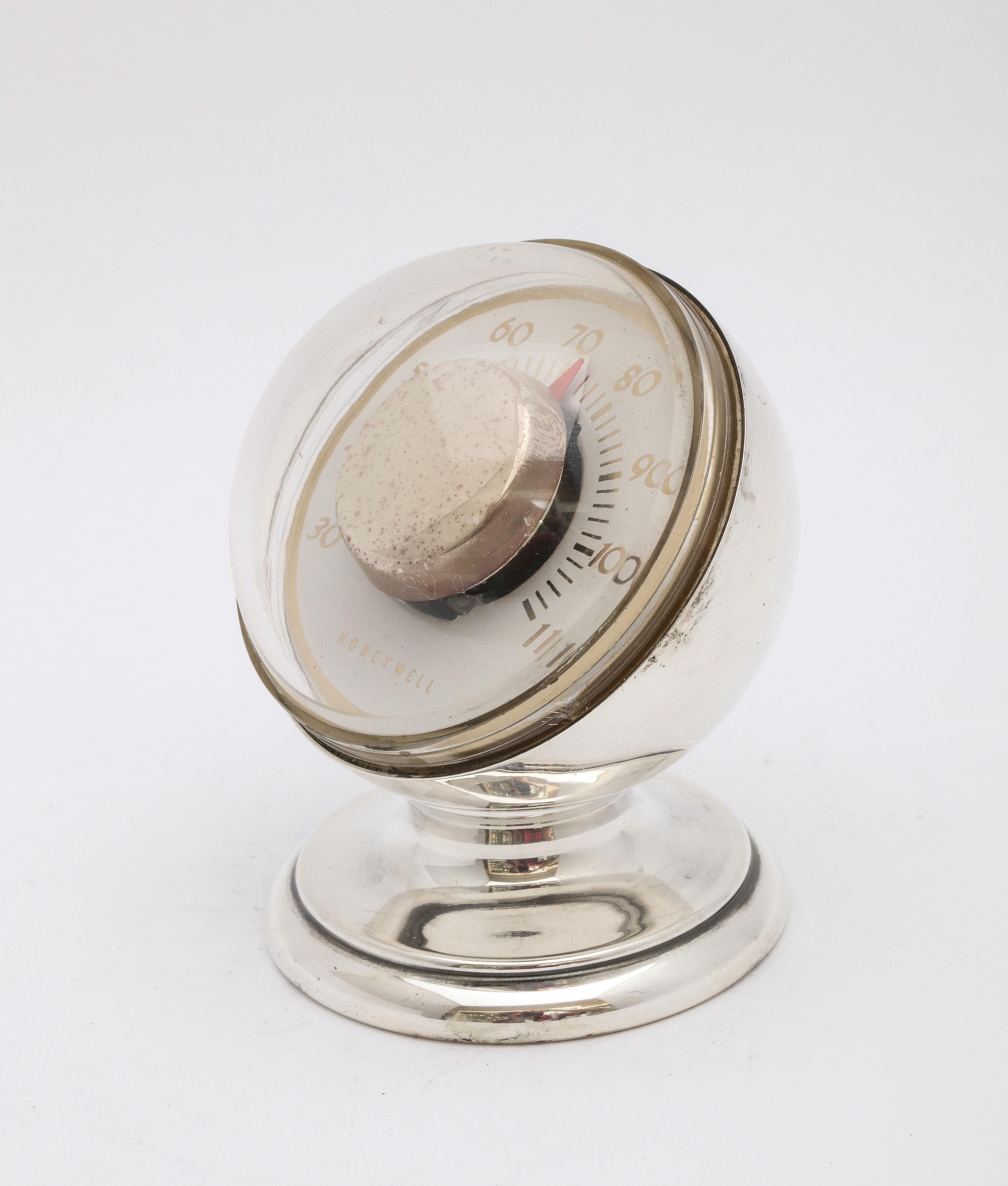 Modernes Sterlingsilber-thermometer von Tiffany & Co. aus der Mitte des Jahrhunderts (Metall) im Angebot
