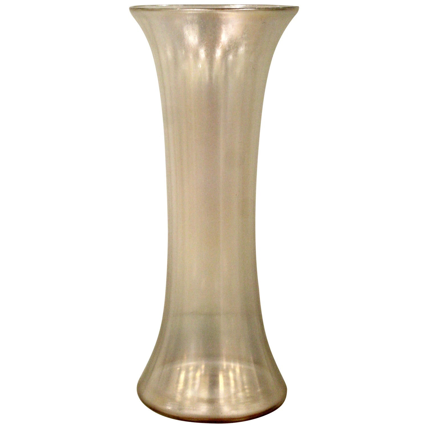 Mid Century Modern Steuben Aurene Iridescent Decorative Art Vase